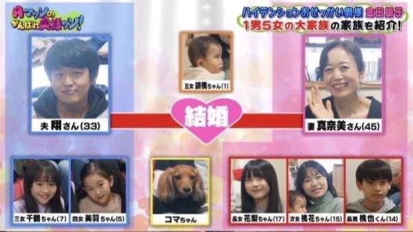 夫28歳&妻42歳の14歳差夫婦、恋の始まりは“勘違い” 11人大家族の現在に密着「仲良すぎて怖い」「ママとパパで2人でお風呂に入る」