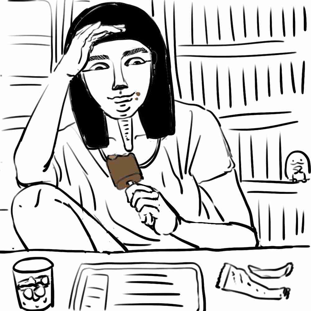 今の自分を描いてから寝てくれ