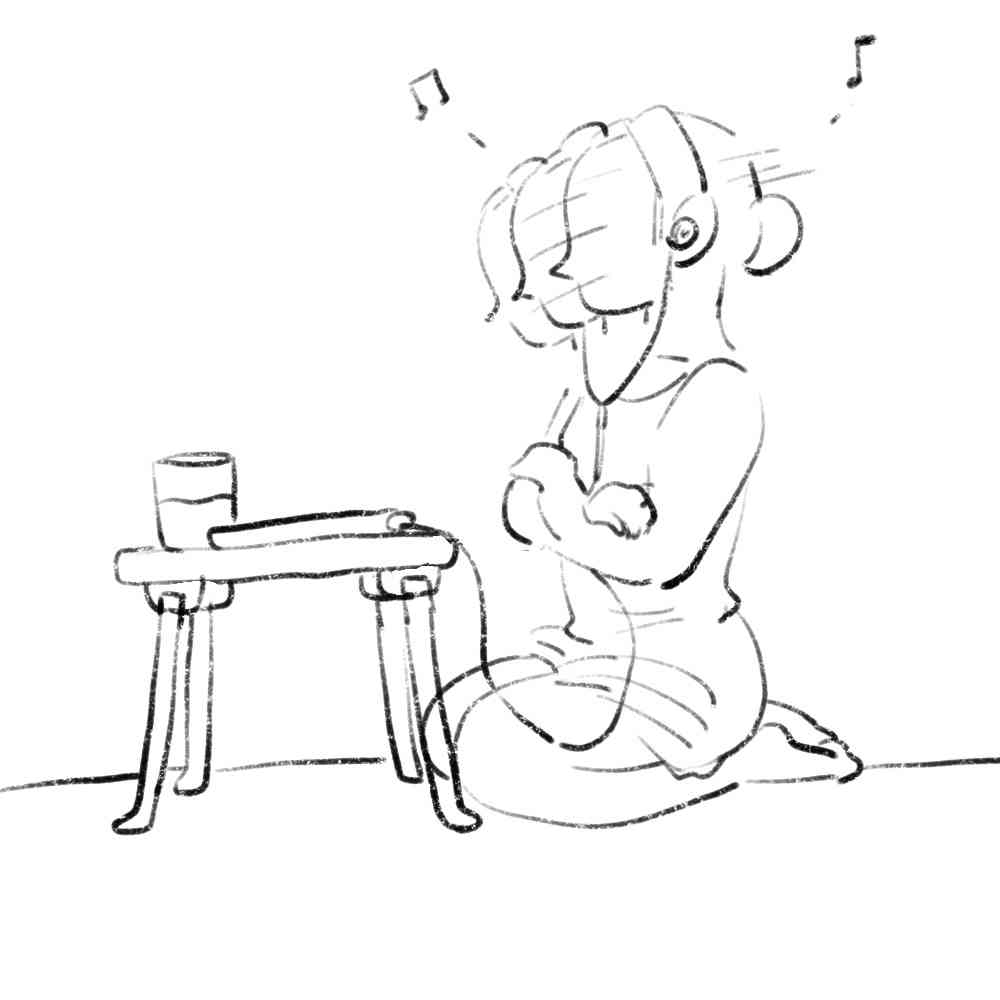 今の自分を描いてから寝てくれ