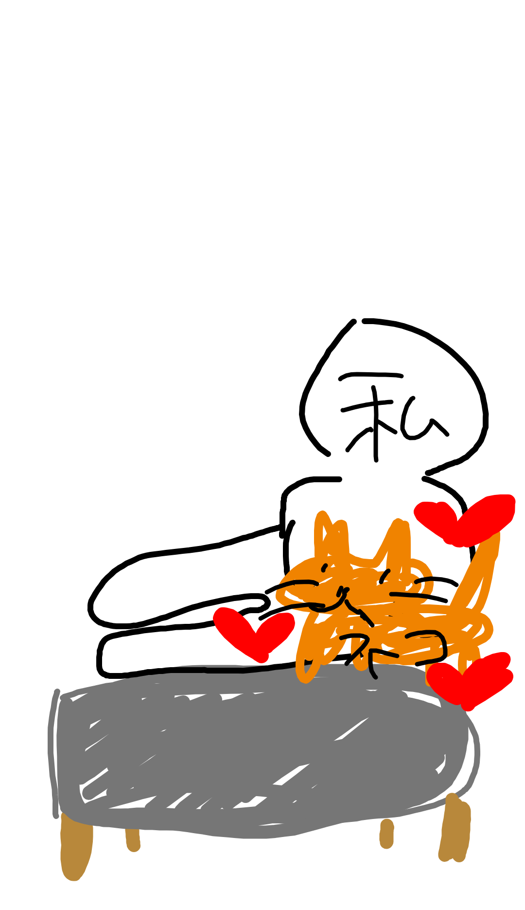 今の自分を描いてから寝てくれ