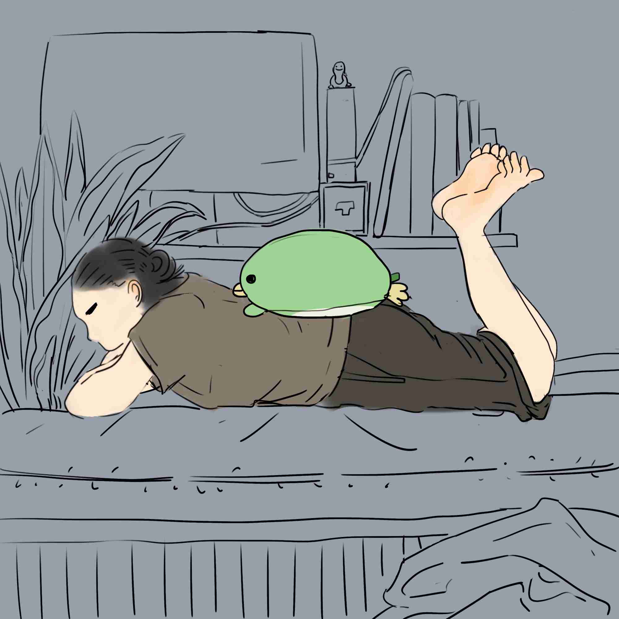 今の自分を描いてから寝てくれ