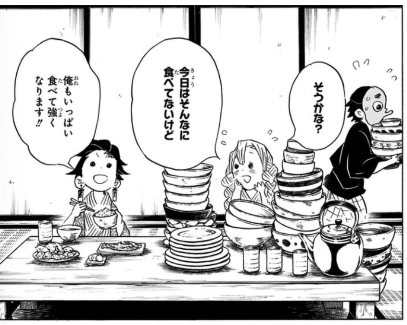 作品の大食いキャラ