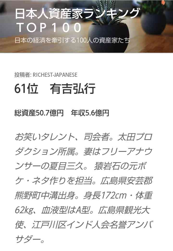有吉弘行、無神経な人物の言葉に怒り「なんで俺は『テレビ見ないんですよ』って言われなきゃいけないの?ふざけやがって」