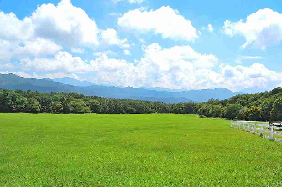 田舎の景色と都会の景色