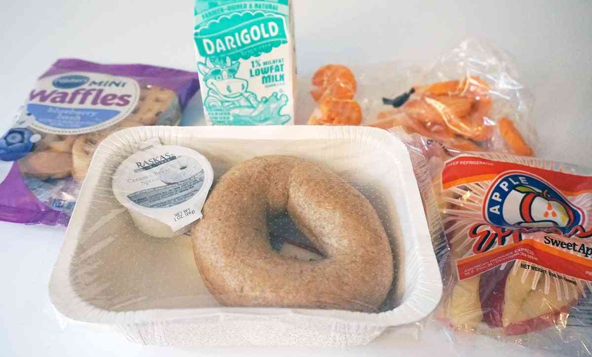 手抜き弁当の比較画像