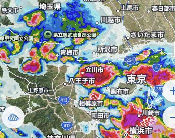関東ゲリラ豪雨☔情報交換