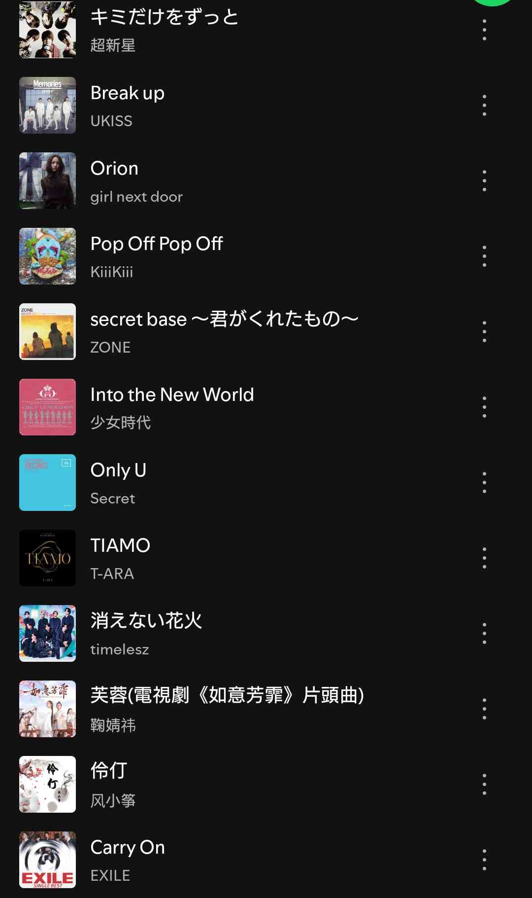 Spotify(スポティファイ)使ってる方!