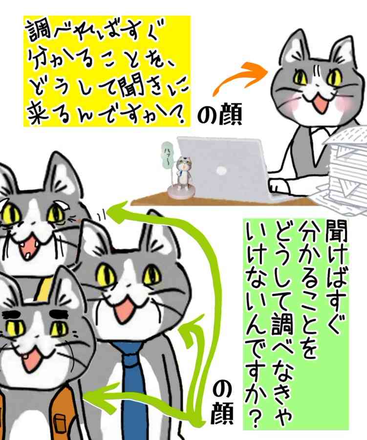 調べずに何でも聞いてくる人