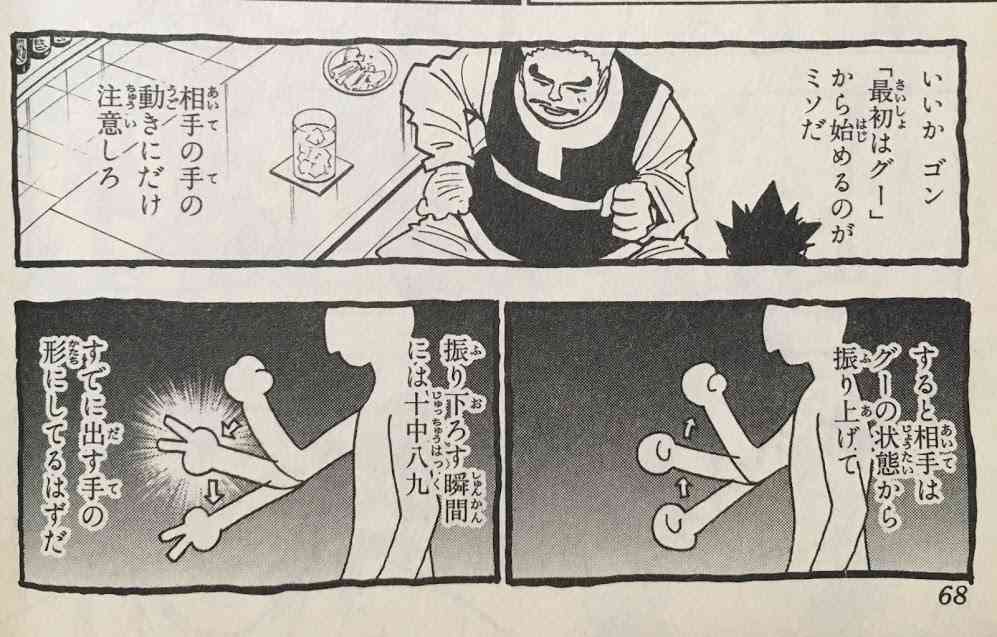 【謎】じゃんけんする前に両手を組んでひねって中を覗き込んで何を見ているのか？