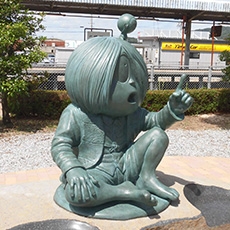 キャラクターの銅像が見たい！