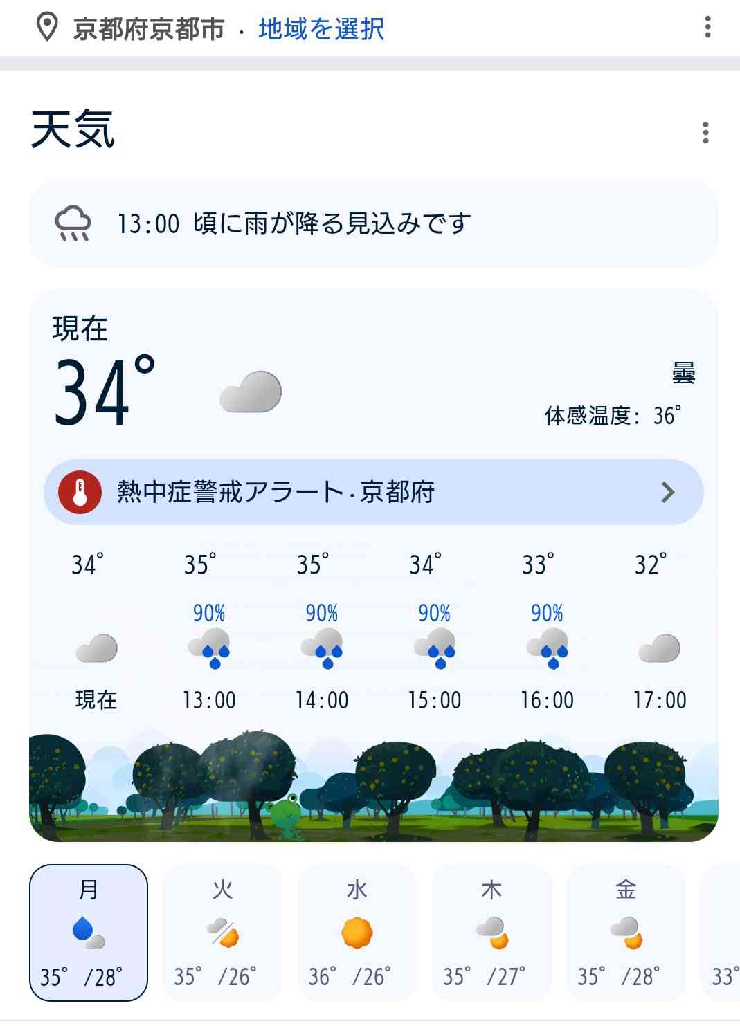 夏の京都