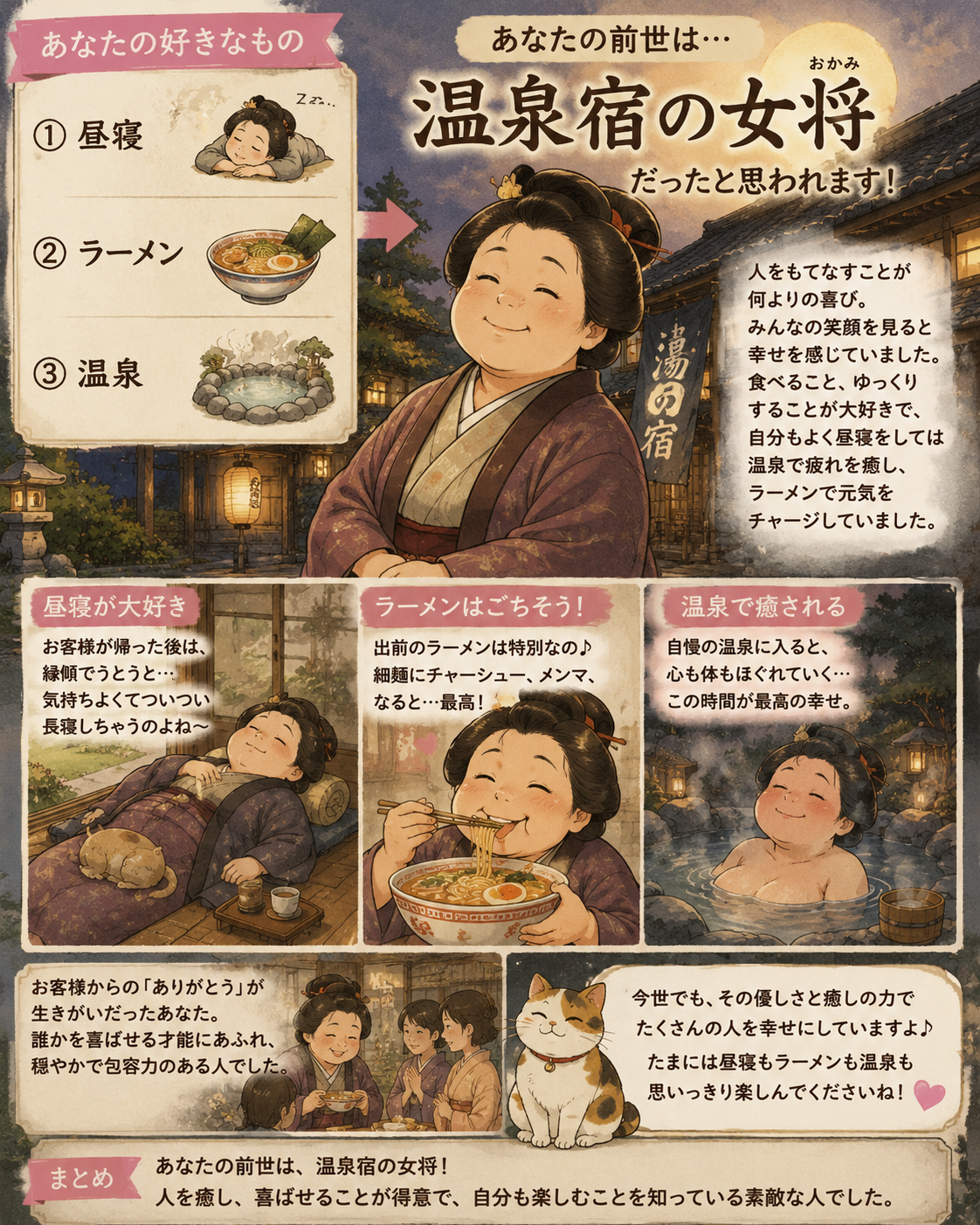 好きなものを3つ書いて前世を当ててもらうトピ
