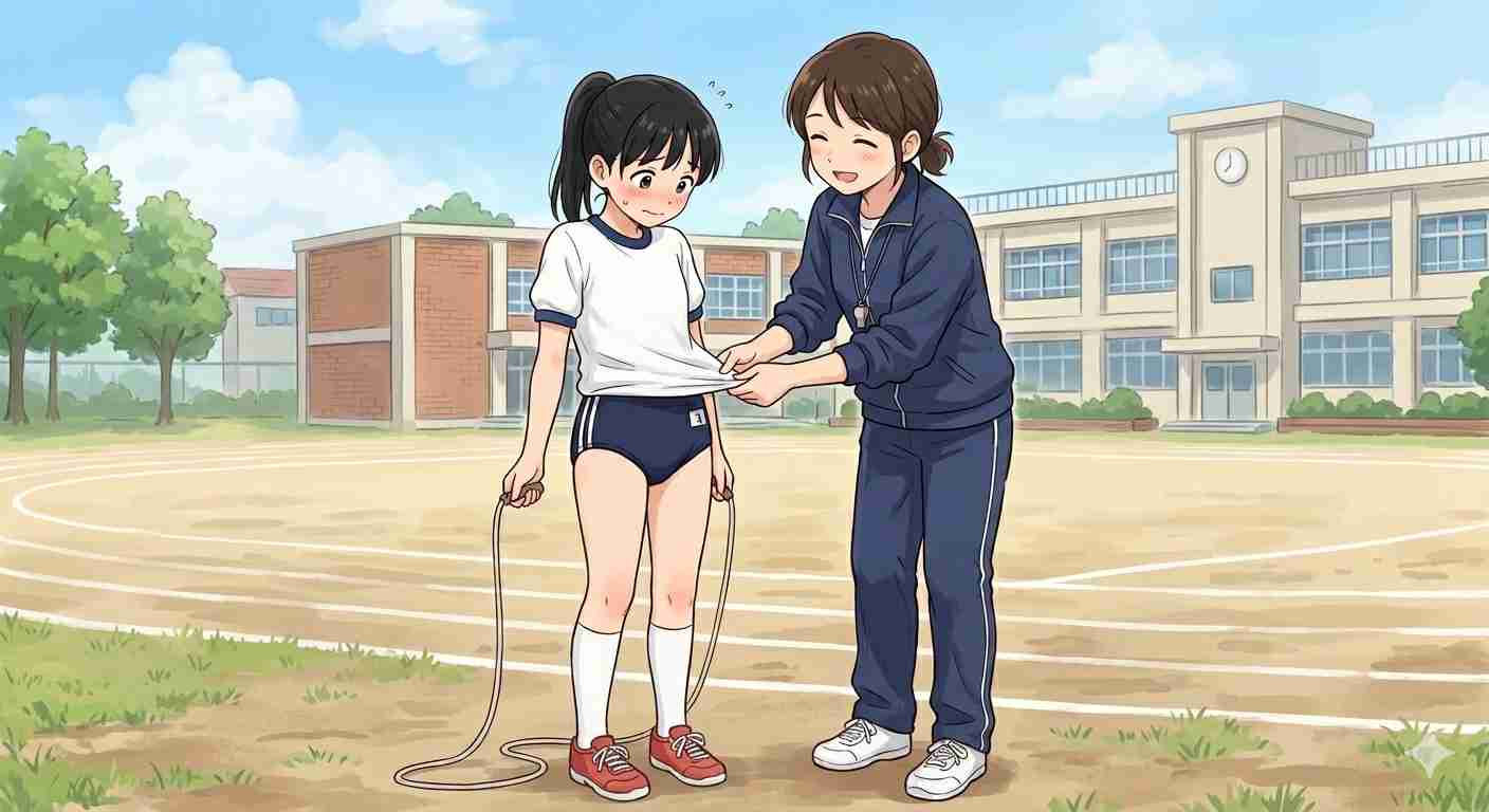 体育着のシャツの裾はしまうべきではありませんか？