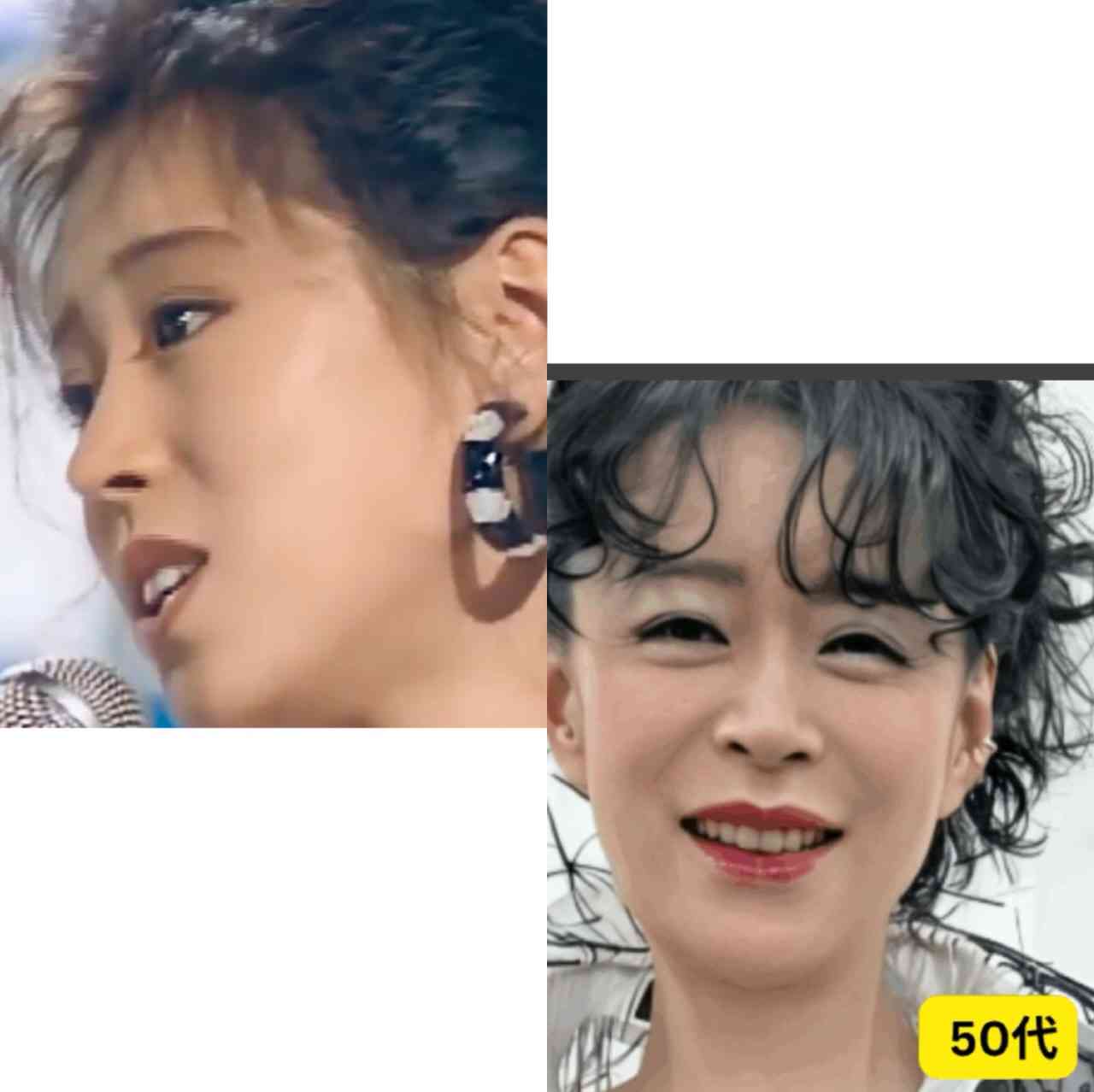 女性でも年取ると鼻大きくなるの？