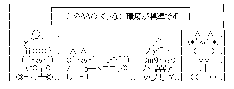 アスキーアート貼って行こう part3