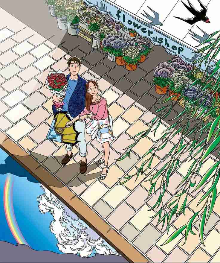 恋人の用事に付き合うのが楽しい