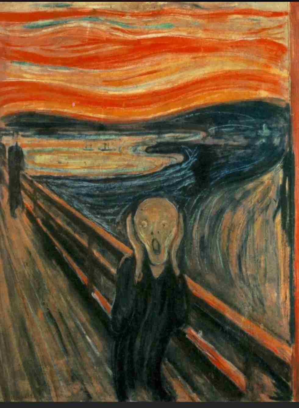 今日の状況を絵画で報告するトピ