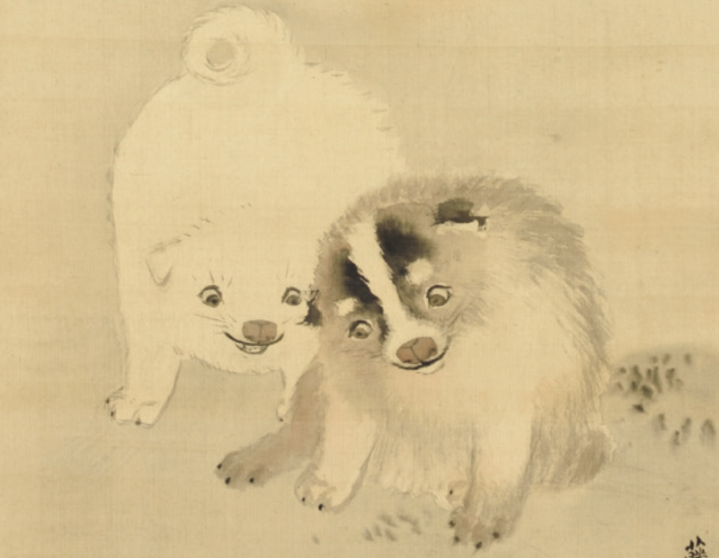 今日の状況を絵画で報告するトピ