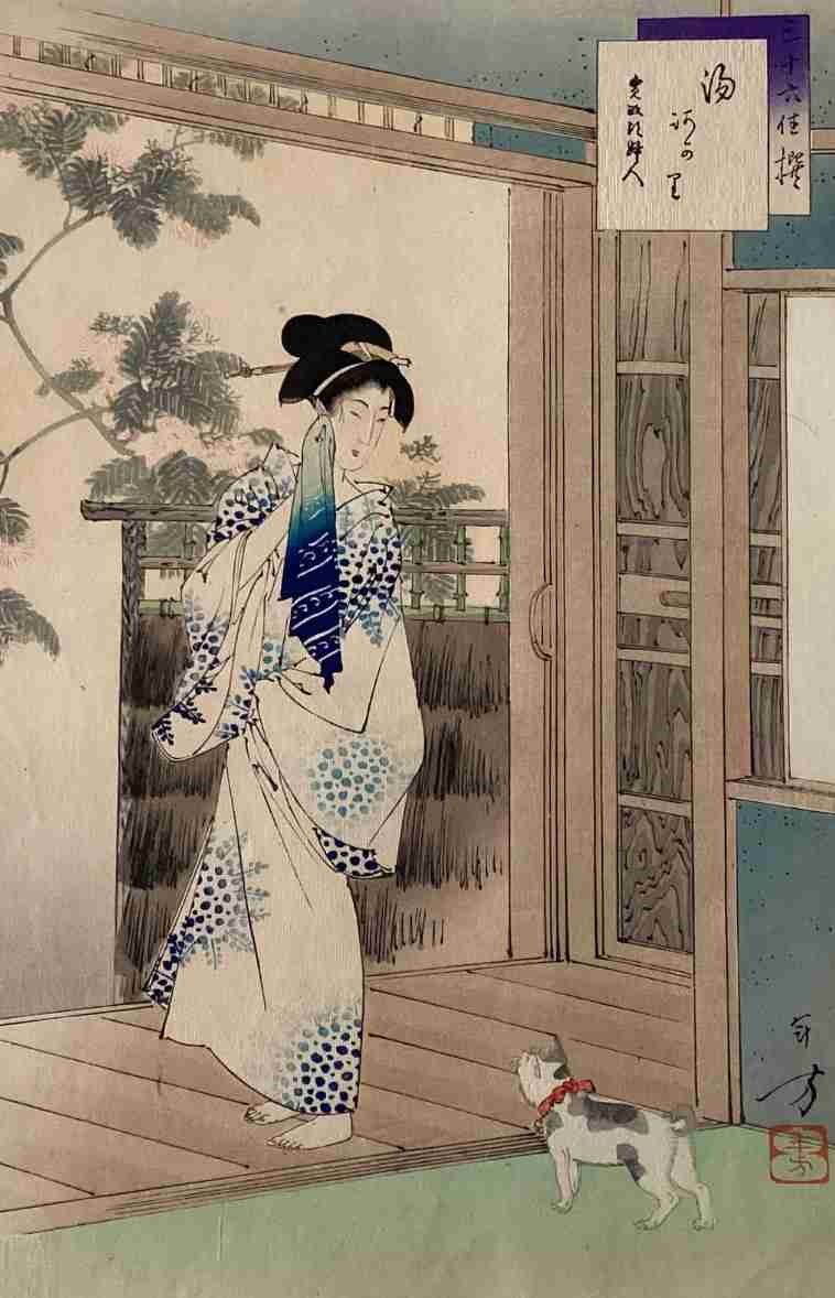 今日の状況を絵画で報告するトピ