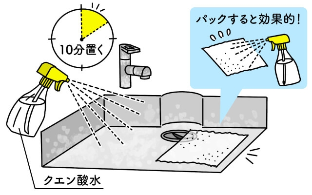 シンクを常にピカピカさせたい