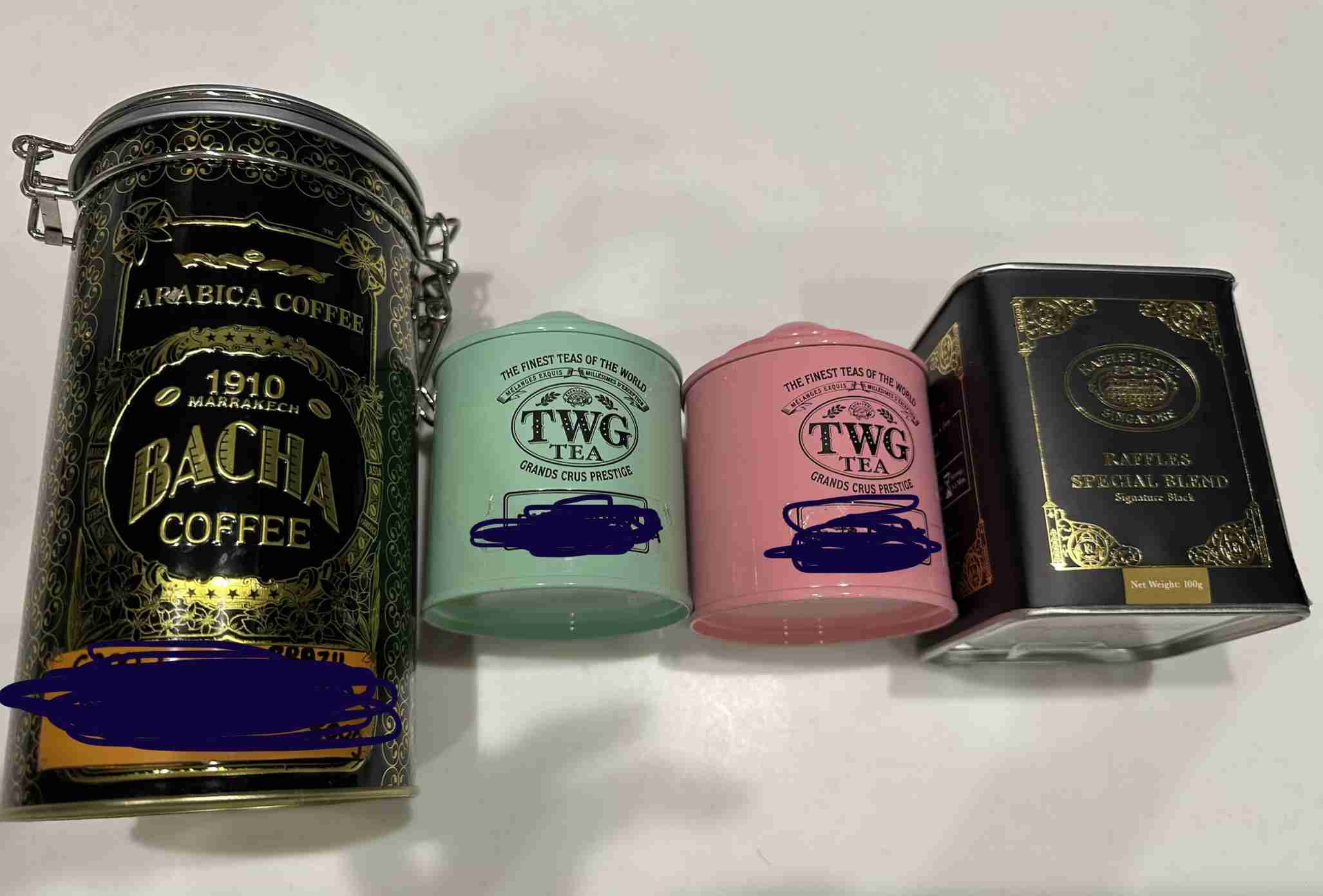 素敵なお茶の缶(容器)を見せてください