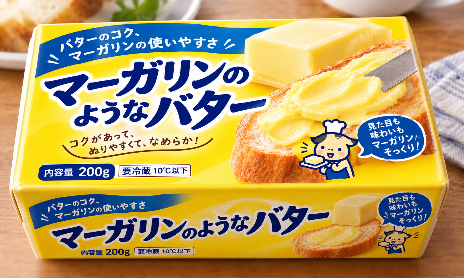 バターとマーガリン