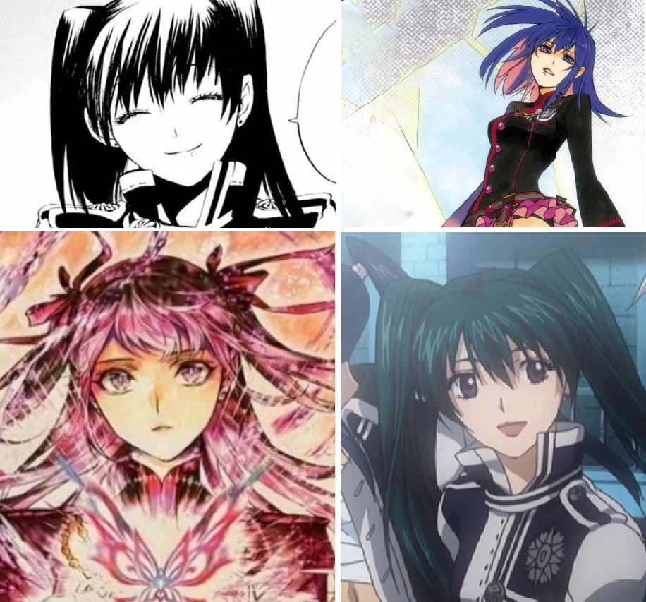原作とアニメで髪色が違うキャラは?