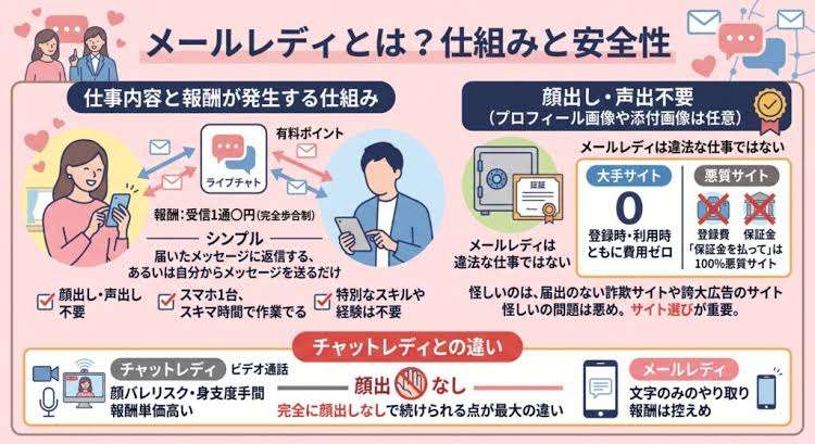 メルレ（メールレディ）やってる方いますか？