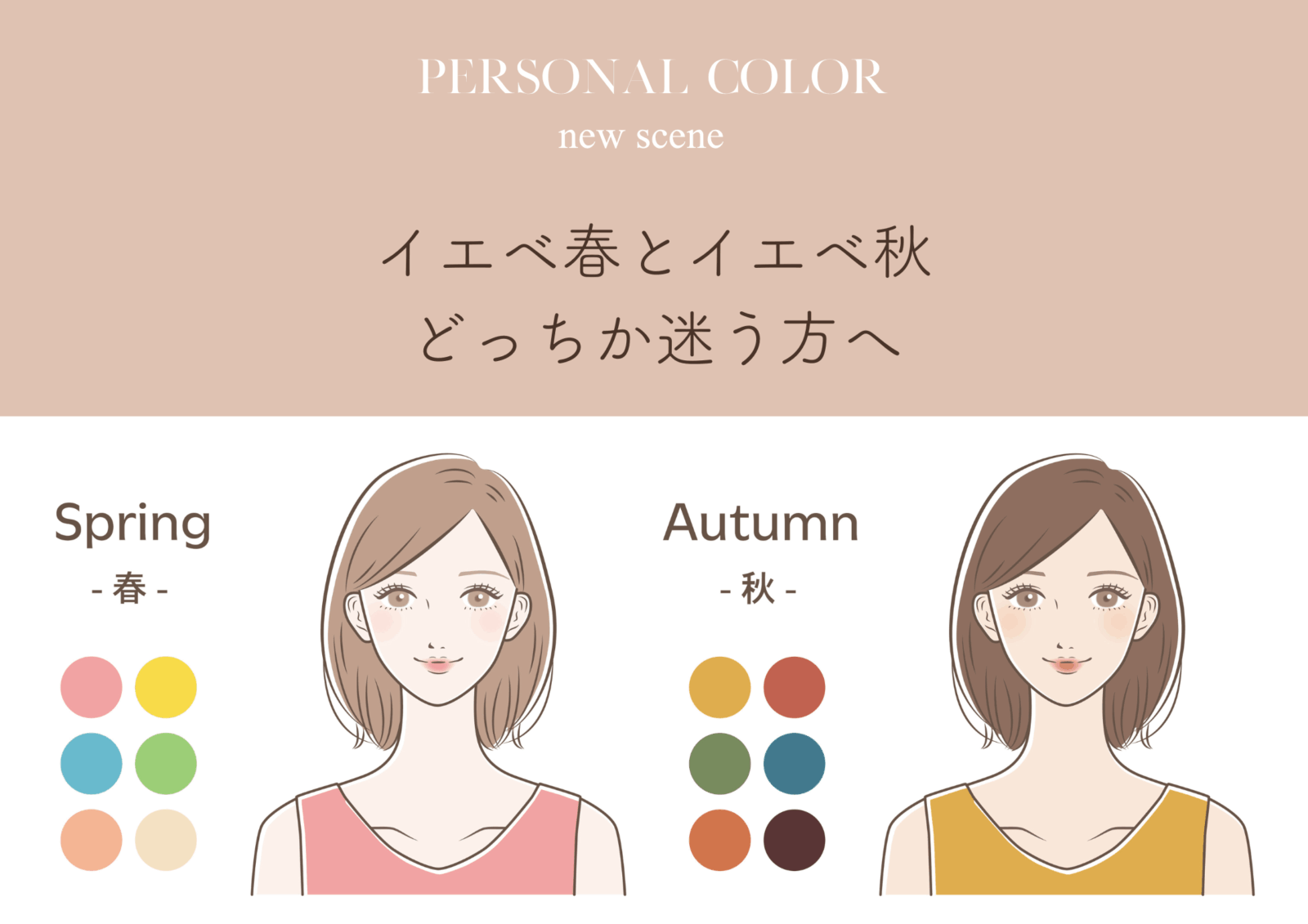 久しぶりにゆる〜くパーソナルカラーを語ろう
