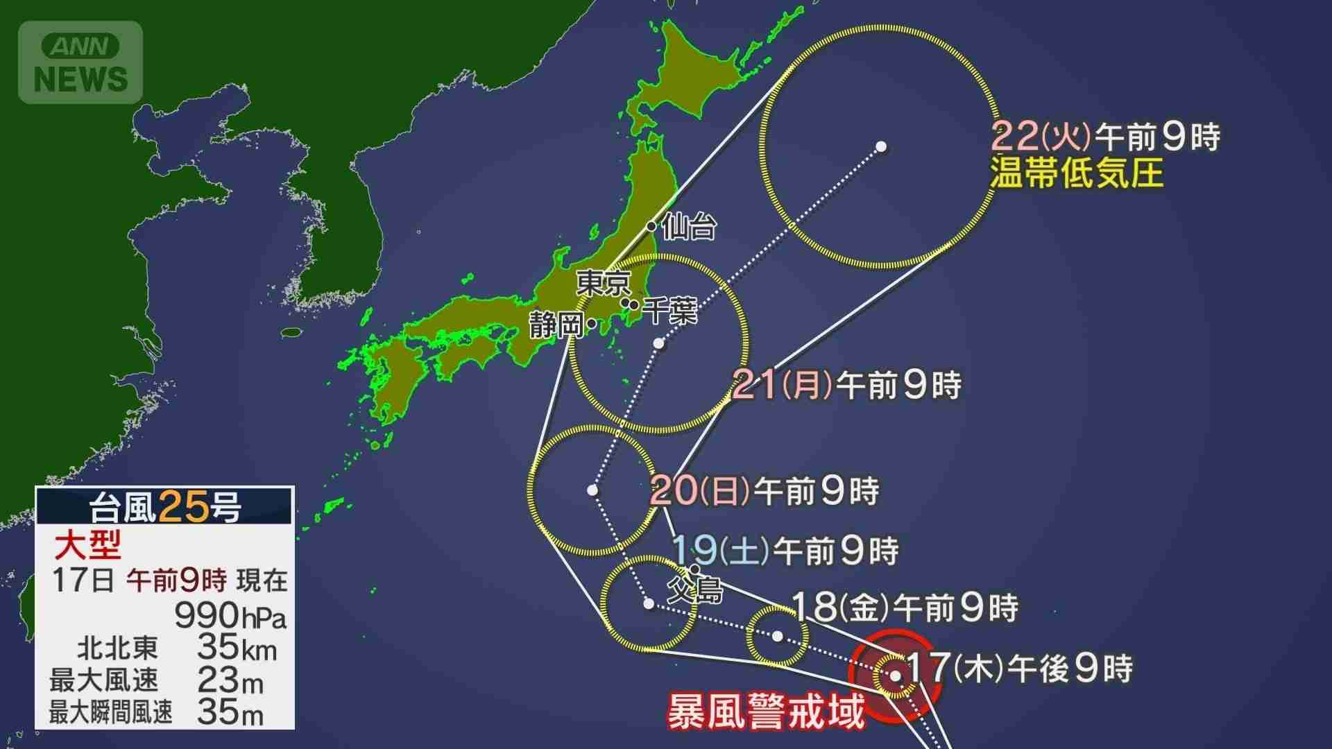 台風で旅行キャンセルした方