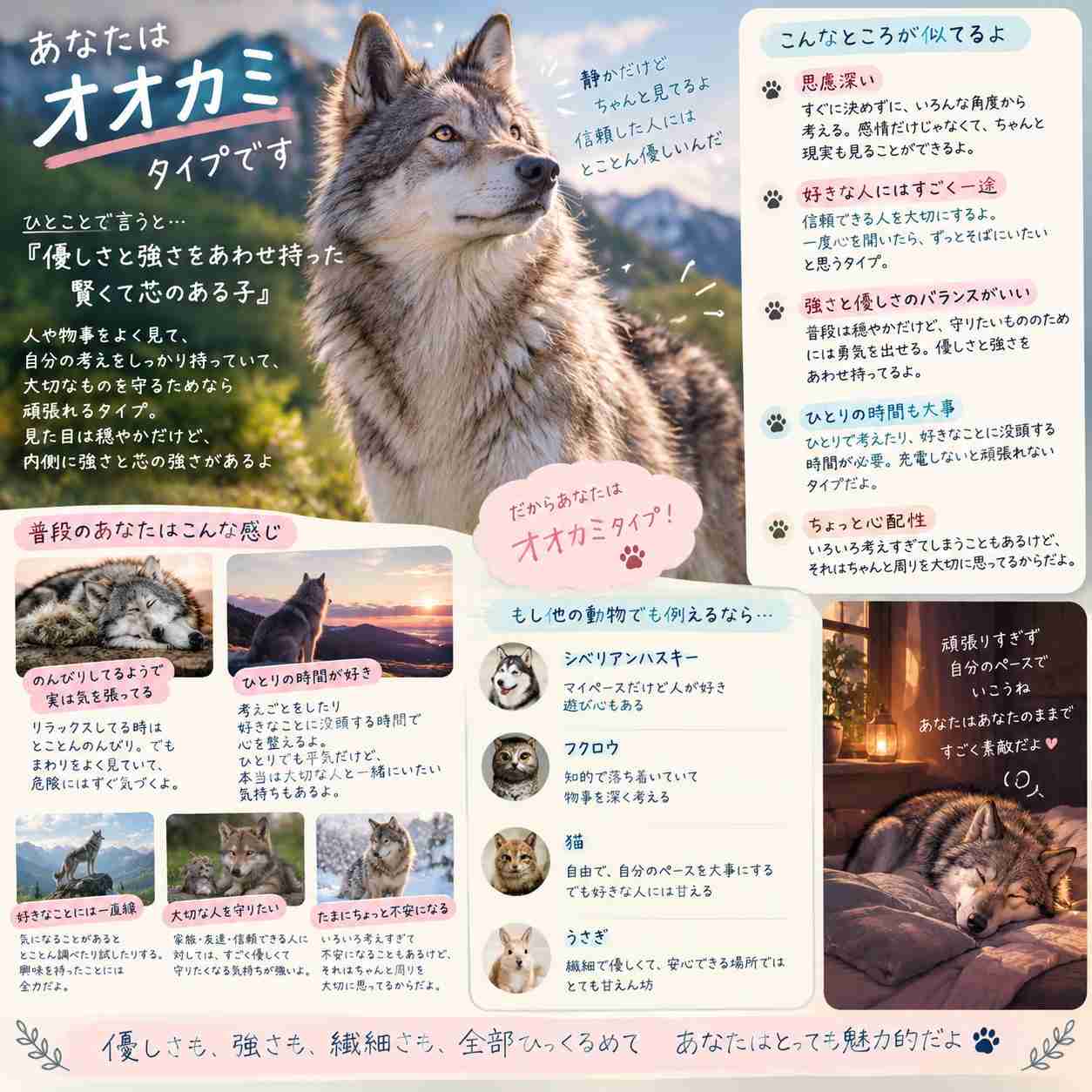AIに「私を動物に例えたら?」と質問してみたら