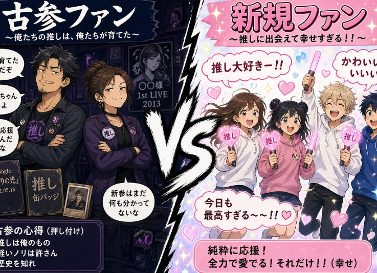 古参ファンvs新規ファン