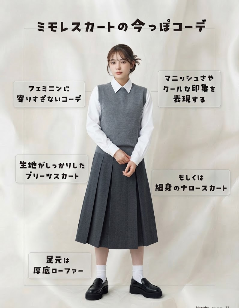 そのスカート「10年くらい前の人」に見えるかも…“服装がなんとなく古い人”の特徴と、回避のコツ