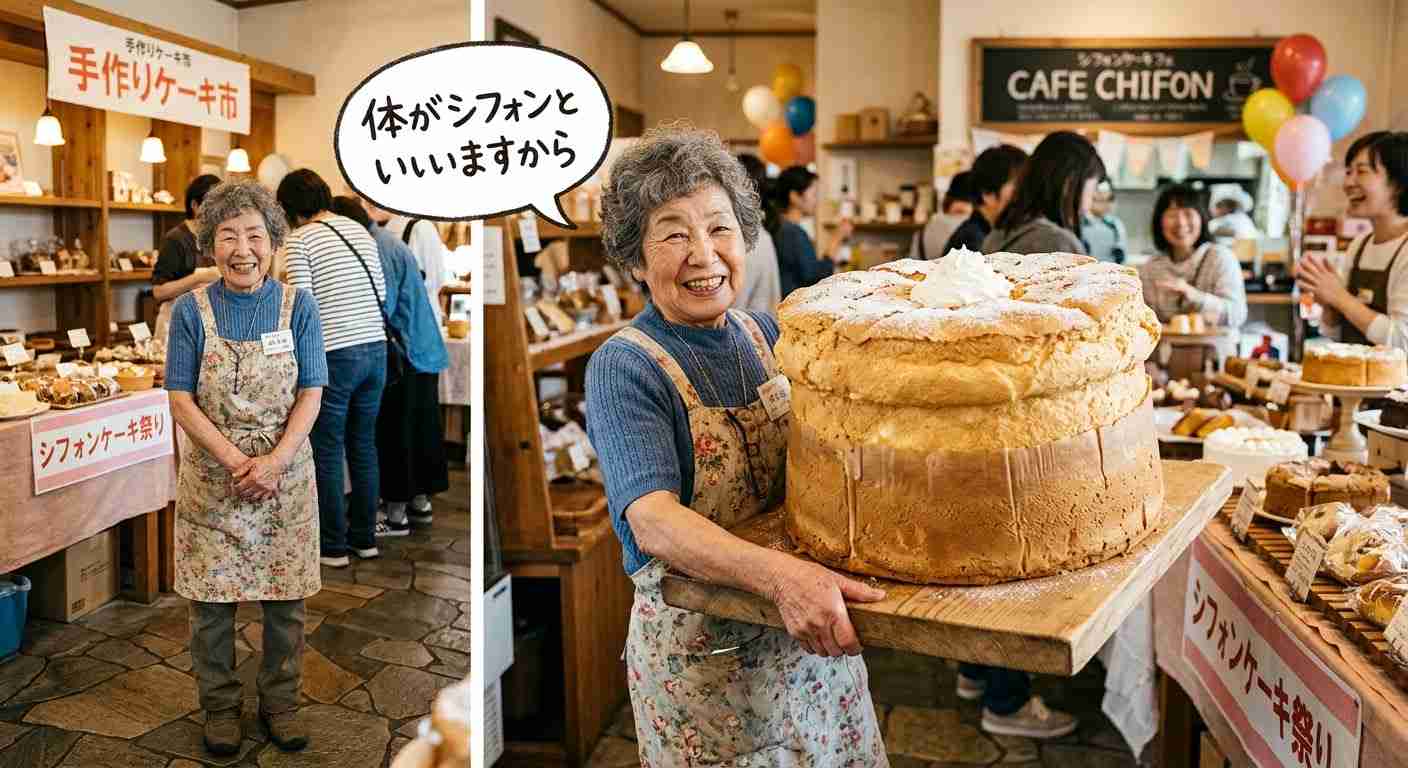 シフォンケーキが好きな方