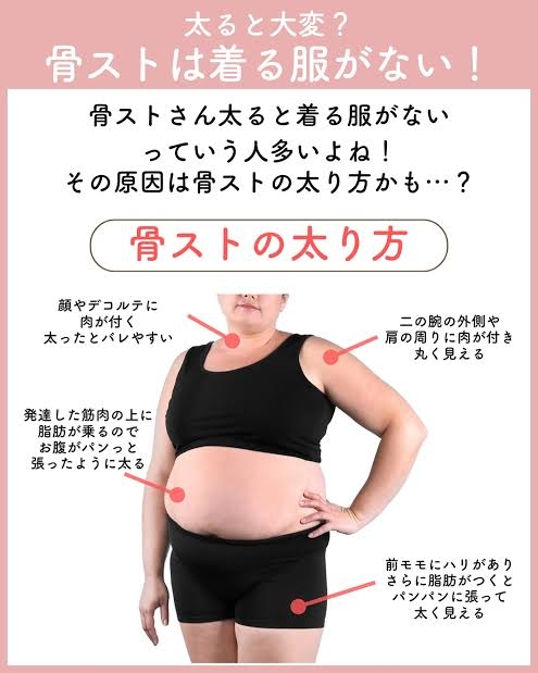 骨格ストレートあるある