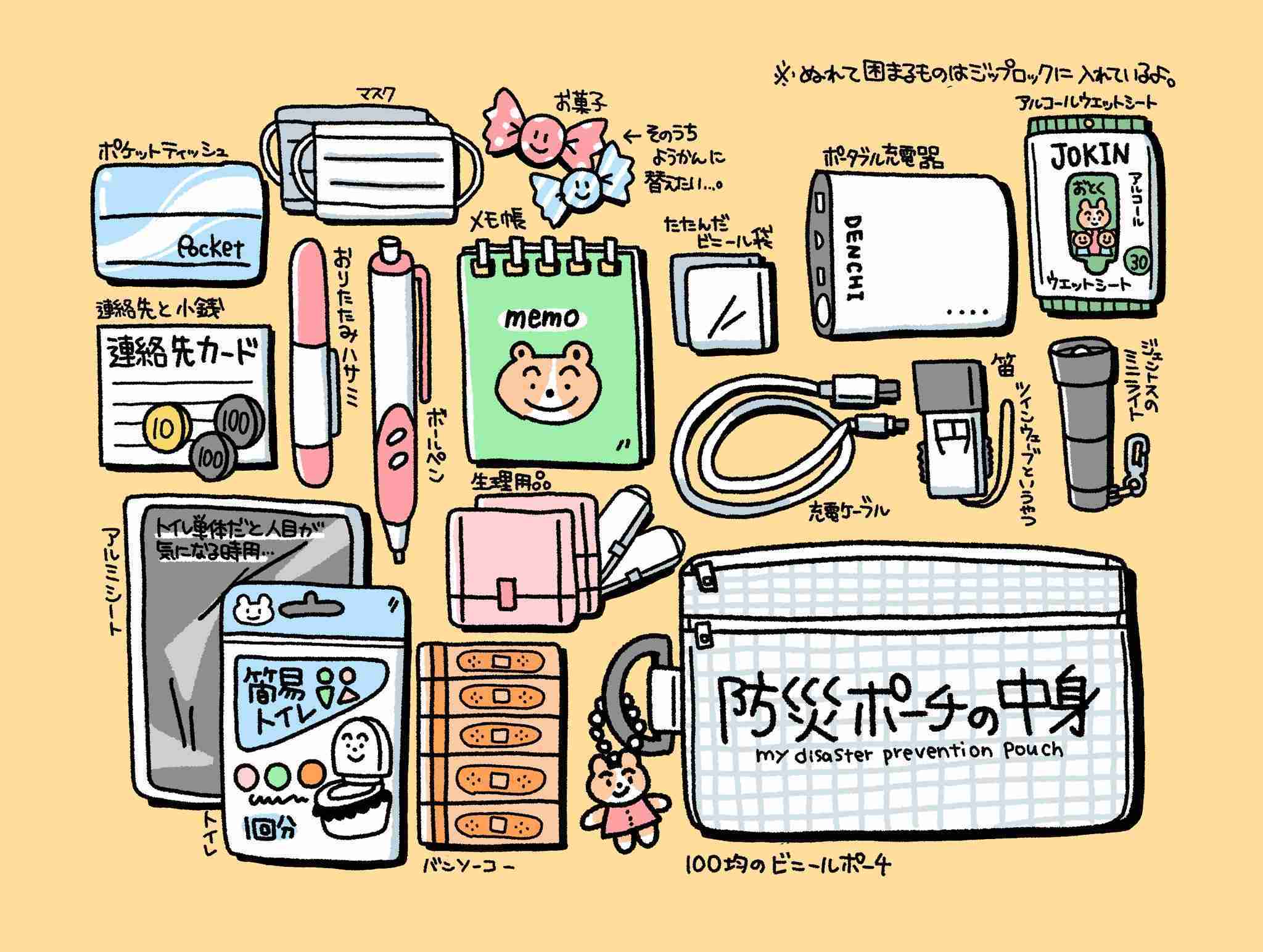 防災ポーチを語ろう