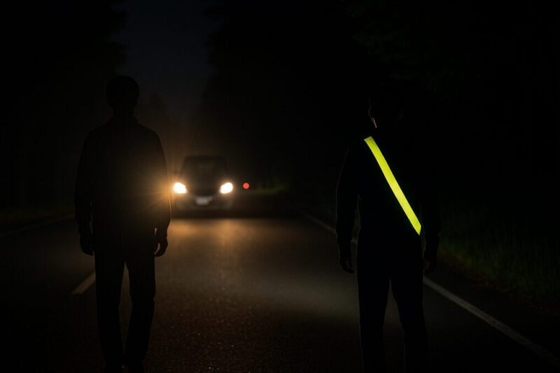 見えないよ…夜に「車」運転中、黒い服着た歩行者と接触　それでもドライバーが全責任負う？【弁護士に聞く】