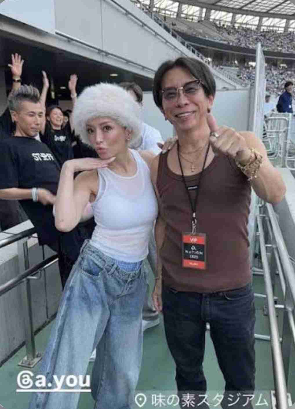 浜崎あゆみ、『ULTRA JAPAN』に降臨　松浦勝人やホリエモンらとのレアショットも「表情がギャルい」「avexしか勝たん」