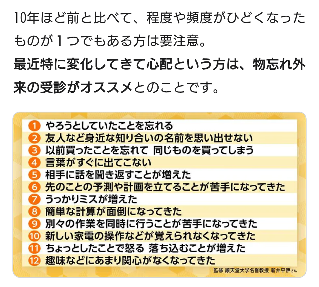 高齢者のおかしな言動