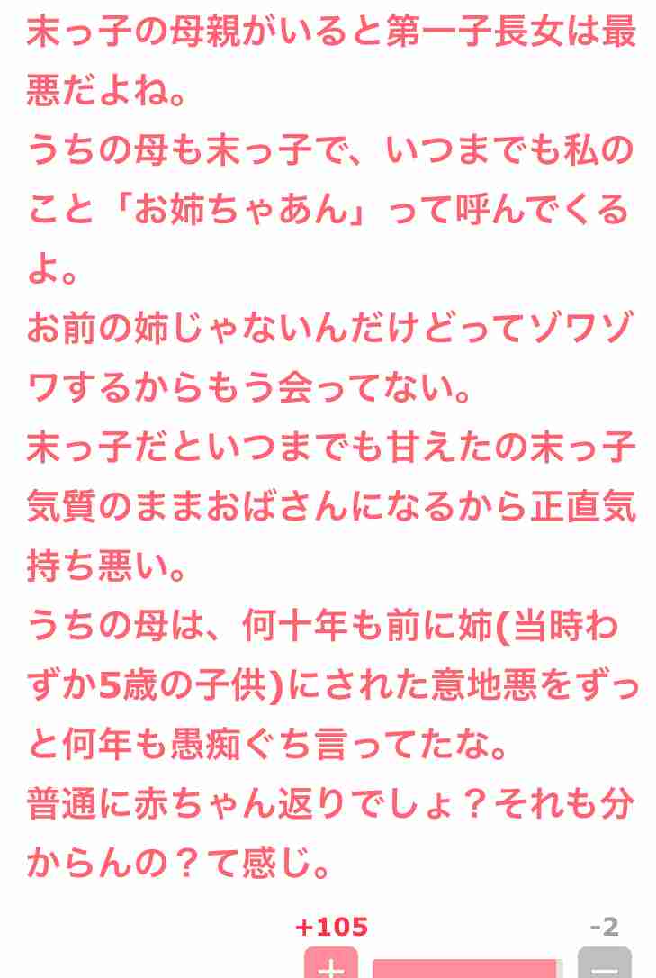 末っ子ですみません