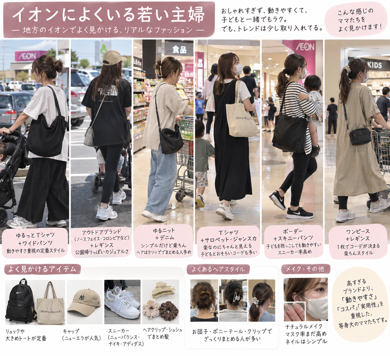 地方都市のファッションの特徴