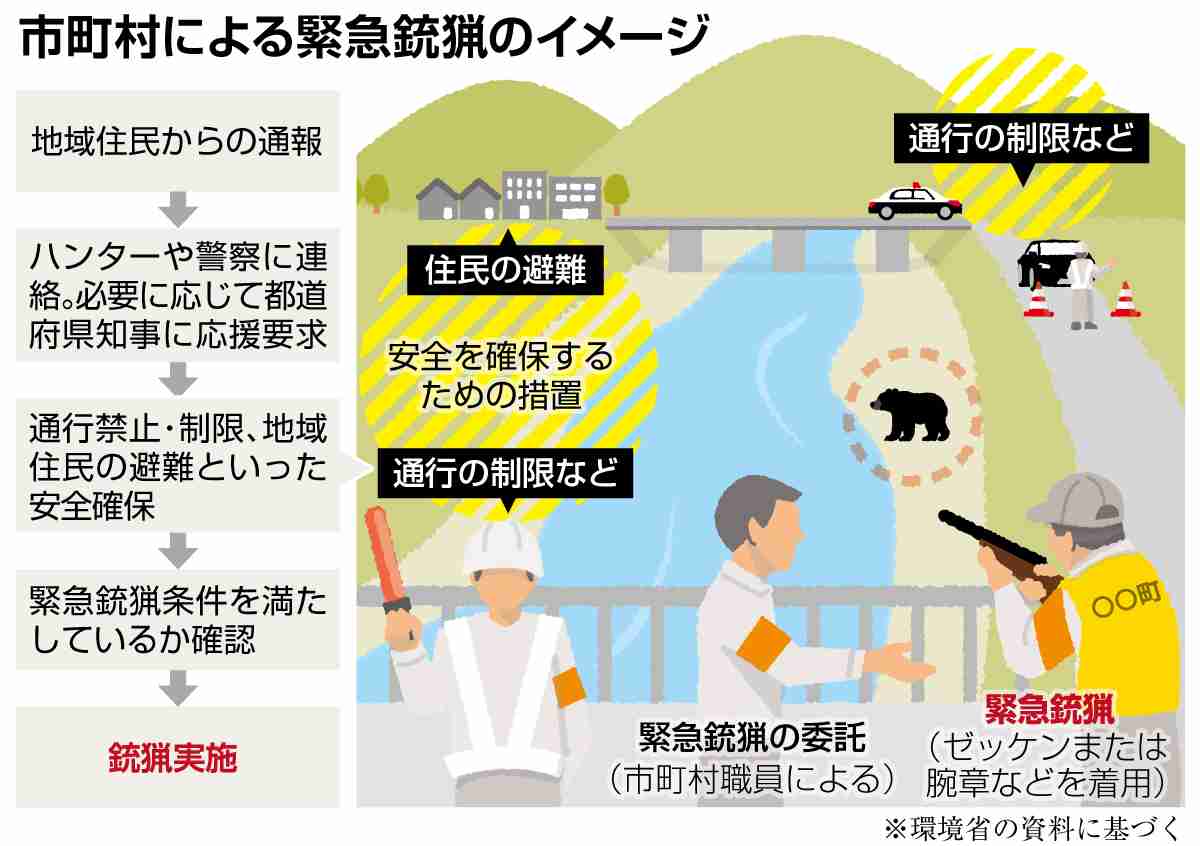 東京・八王子市でツキノワグマの緊急銃猟、都内で初 人的被害未然防止のため市長が承認