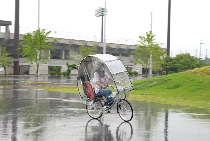 雨の日、自転車乗りますか?