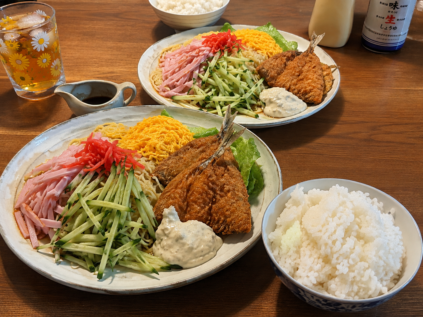 冷やし中華の献立