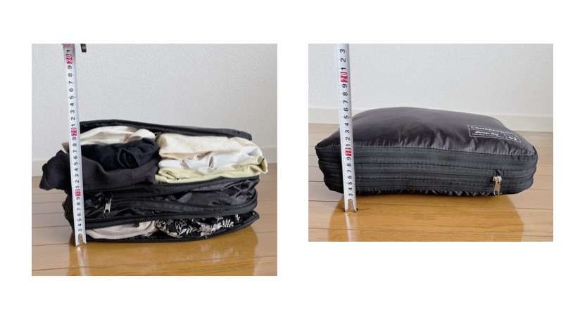 一泊分の荷物が入るリュック教えてください