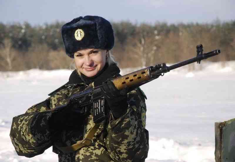 ウクライナの最も美しい女性兵士コンテスト