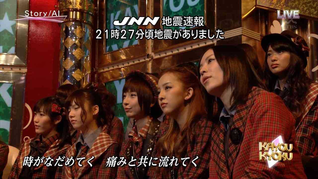 「火曜曲」のAKB48島崎遥香の顔wwww