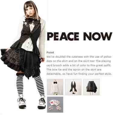 ゴスロリ系ブランドのPEACE NOW(ピースナウ)が倒産　業績悪化に歯止めかからず