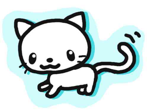 マックの中に住んでるネコをご覧ください