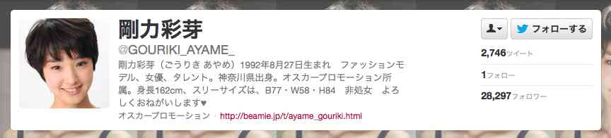 剛力彩芽がTwitterを始める！一方、偽物のアカウントは凍結…